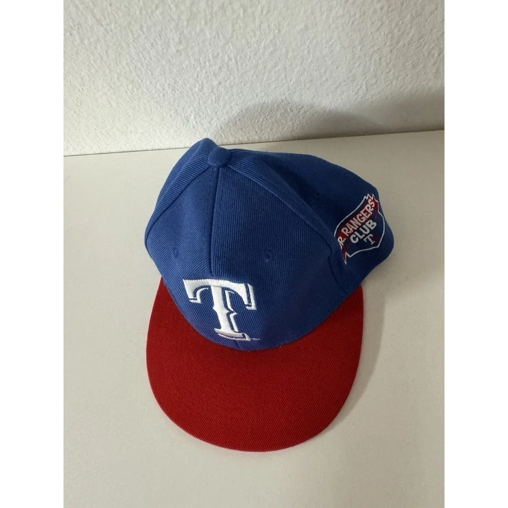 Texas Rangers Jr Rangers Club Hat/Cap Adjustable Snapback MLB Red Blue